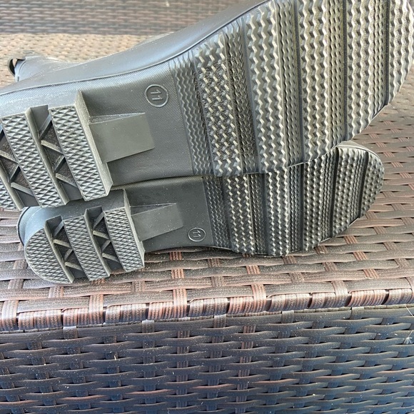 NWT A New Day Black Waterproof Rain Boots with Adjustable Strap - Picture 6 of 7